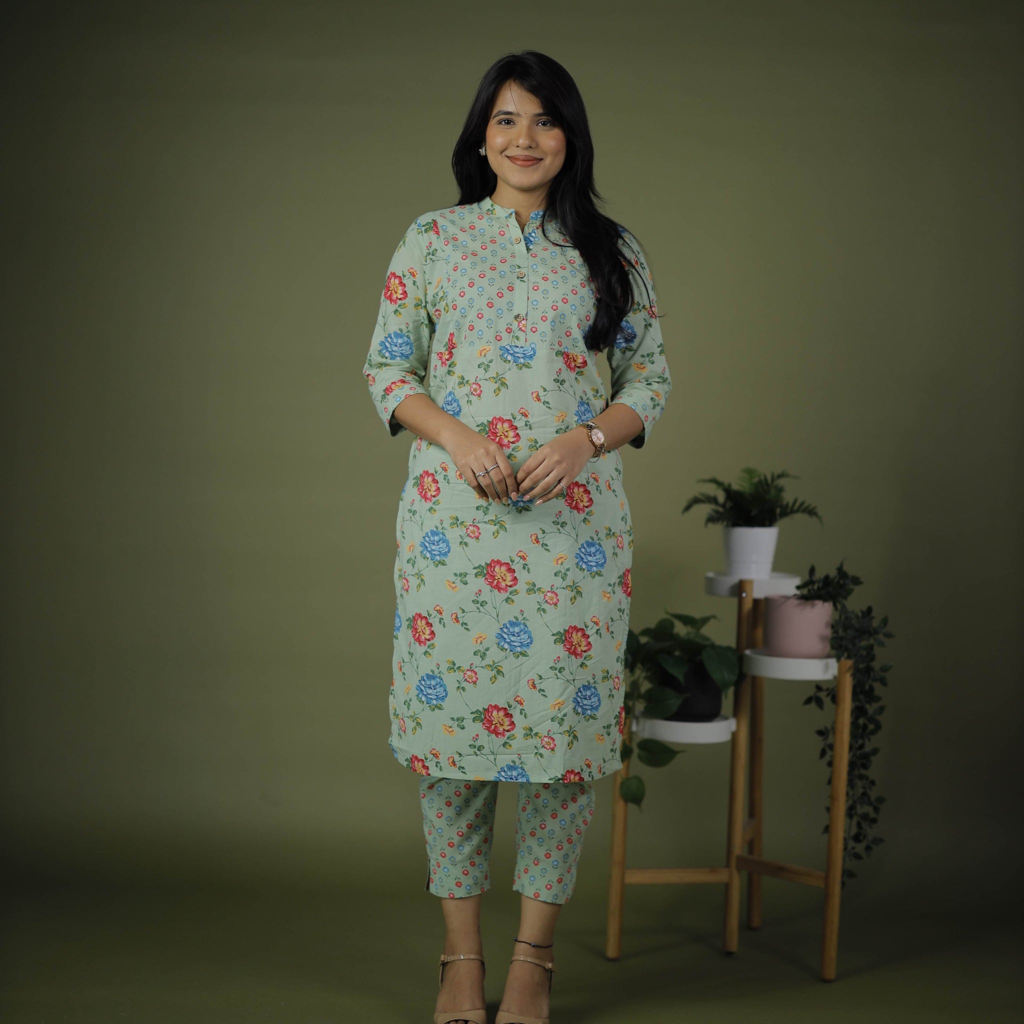 COTTON KURTA SET